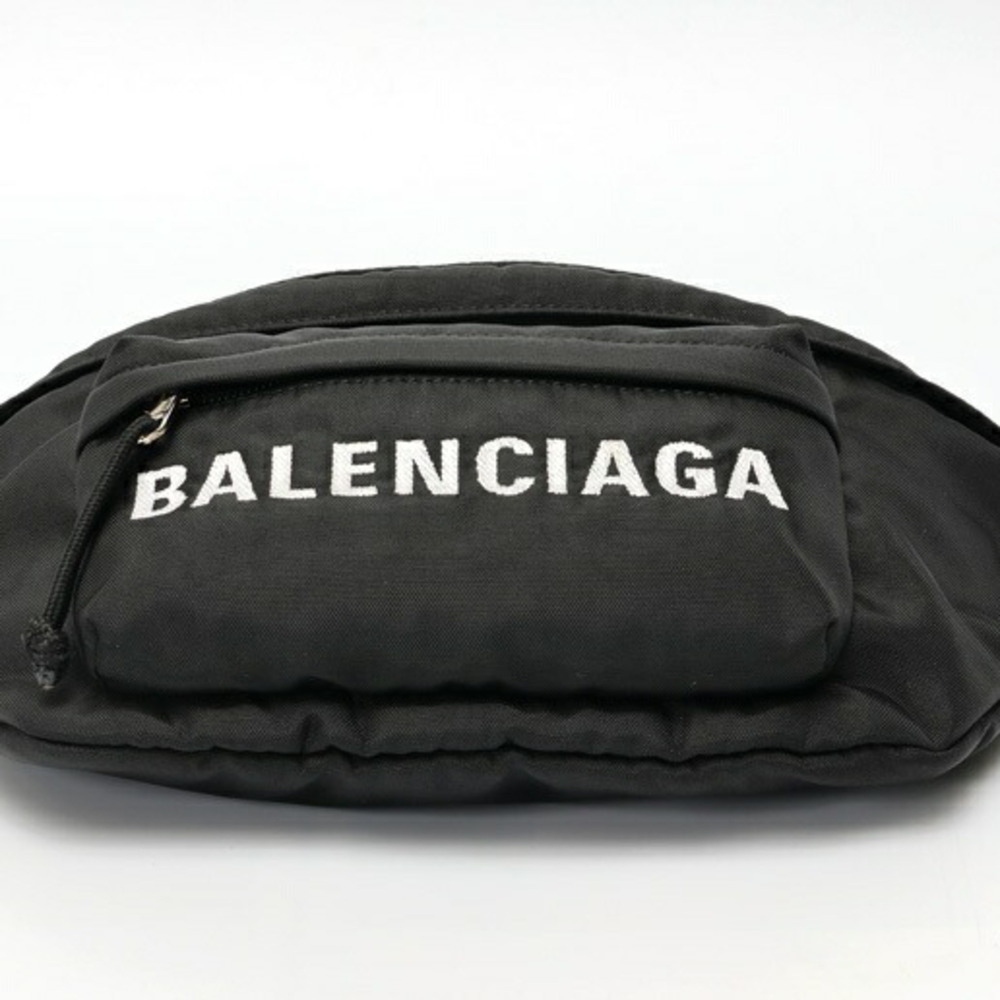 Balenciaga Wheel Belt Bag Body 528862 Black Navy E-158747 - Picture 4 of 6